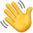 Waving Hand Emoji